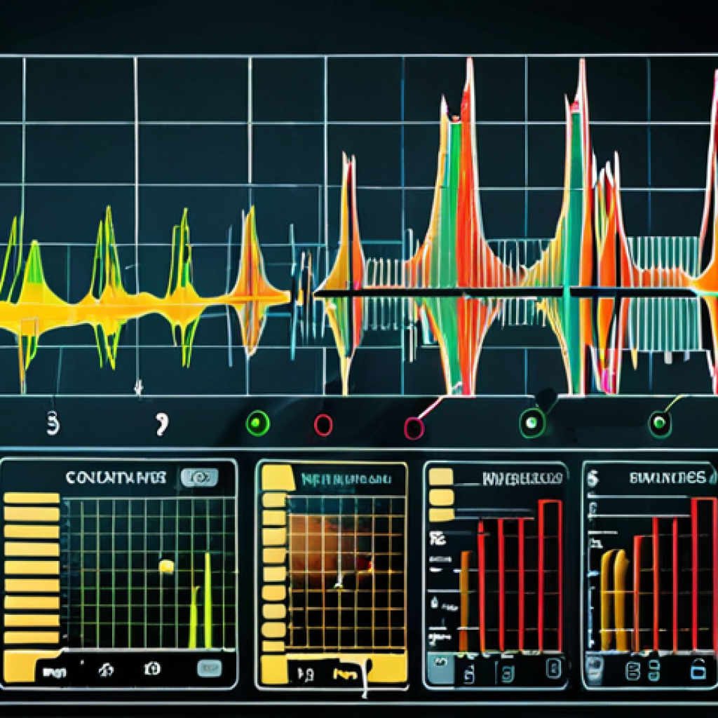 **Prompt:** A visual representation of harmonic distortion in an electrical power system, showcasing distorted voltage and current waveforms overlaid on a typical power grid diagram. Include elements like power electronic devices (e.g., variable frequency drives) as sources of the harmonic pollution. Highlight the negative impact on equipment, such as overheating transformers.