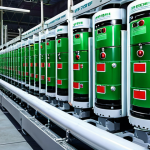 **Prompt 1: The Green Mine Transformation**
    A futuristic, pristine "green mine" facility bathed in soft, clean light. Robotic arms meticulously extract glowing, purified rare metals (like blue lithium, silver nickel, and red cobalt) from a cascade of seemingly discarded electric vehicle batteries. The background shows advanced filtration systems and renewable energy sources, symbolizing the transformation of waste into precious strategic resources. The overall mood is one of discovery, innovation, and environmental responsibility, showcasing a highly automated and clean industrial process.