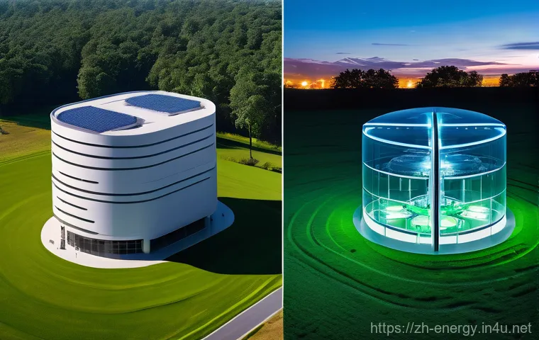 원자력 발전 안전성 - **Passive Safety, The Super Armor Reactor**
    A highly detailed, photorealistic image of a cutting...